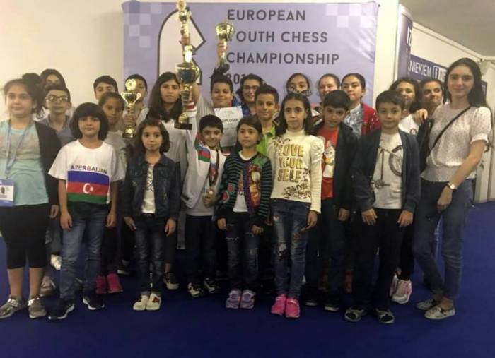 Azerbaijani chess players take two golds at European Youth Chess Championship