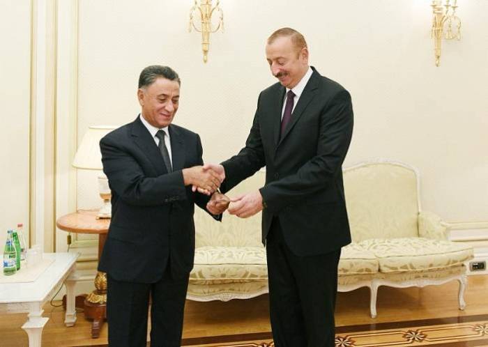New generation biometric identity card No 1 presented to President Ilham Aliyev