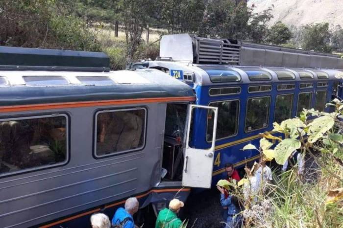 Pérou: des touristes blessés dans une collision de trains