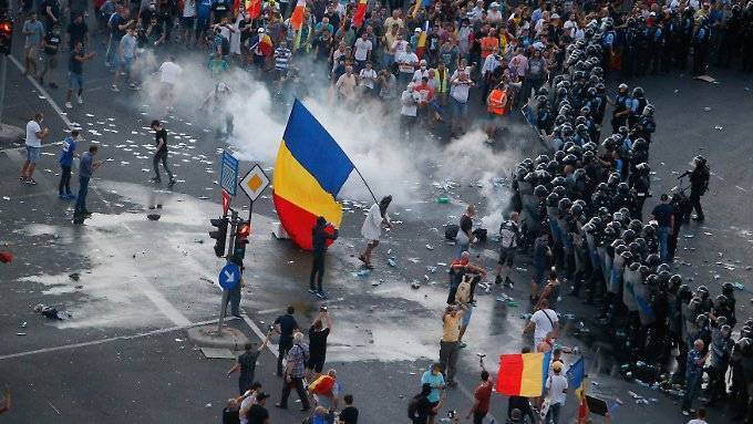 Rumänien erlebt weitere Protestnacht