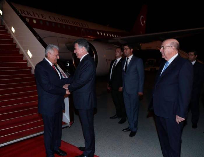 Turkish parliament speaker arrives in Azerbaijan