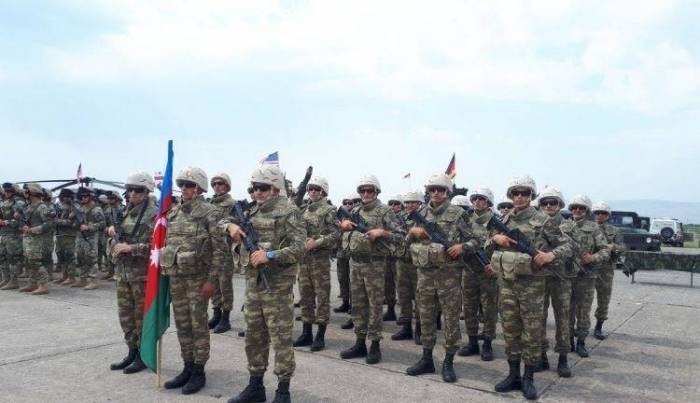 Azerbaijani servicemen attends NATO exercise in Georgia