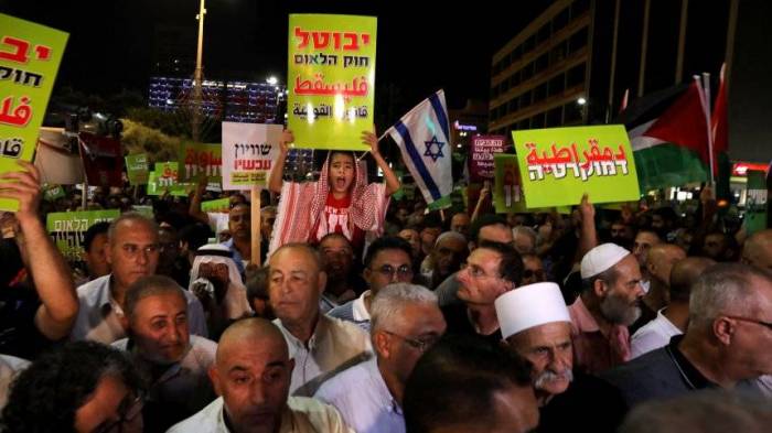 Tausende arabische Israelis demonstrieren gegen Nationalstaatsgesetz