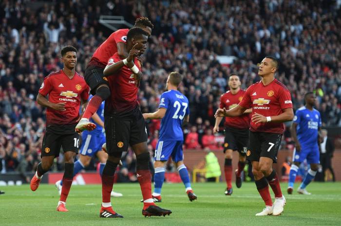 Premier League: Man United bat Leicester City (2-1)