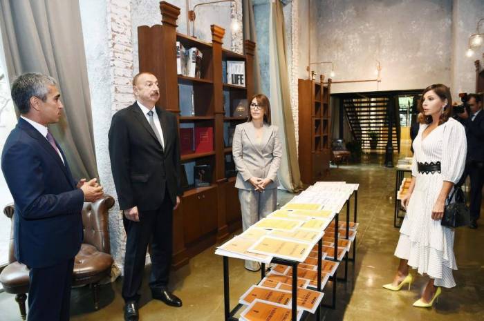 President Ilham Aliyev attended opening of Baku Book Center
