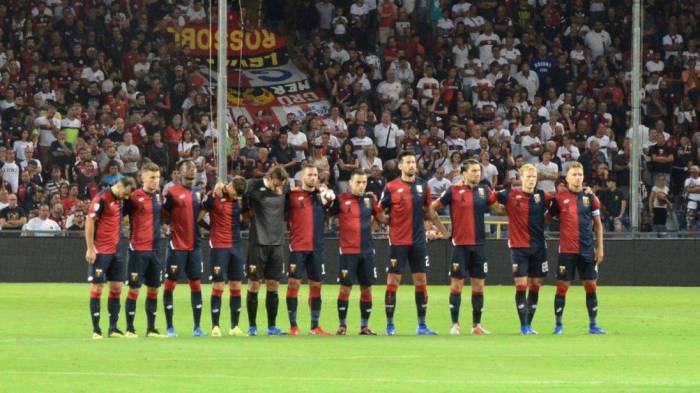 Genoa fans stay silent to honour victims of bridge collapse