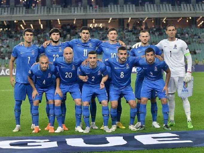 Malta- Azərbaycan oyununun start heyəti 