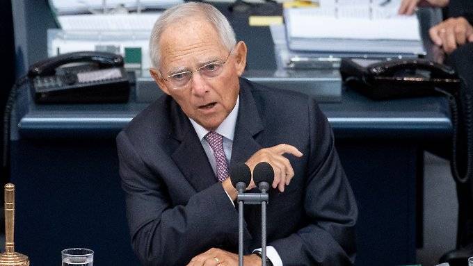 Schäuble warnt vor Spaltung der Gesellschaft