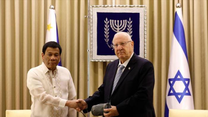 Duterte: Filipinas únicamente comprará armas israelíes