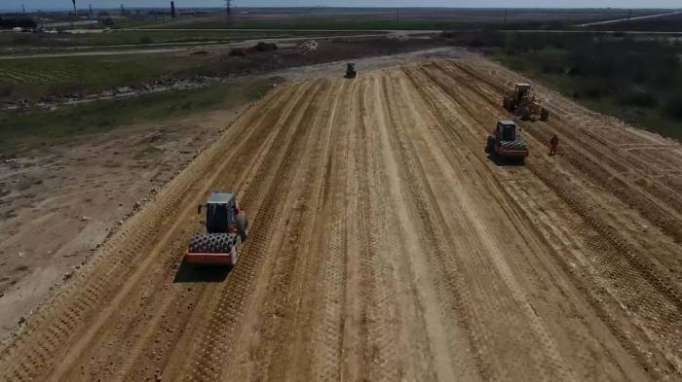 Bakı–Rusiya yolunun tikintisi davam etdirilir