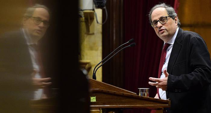 Torra declaró que "hará efectiva la República catalana"