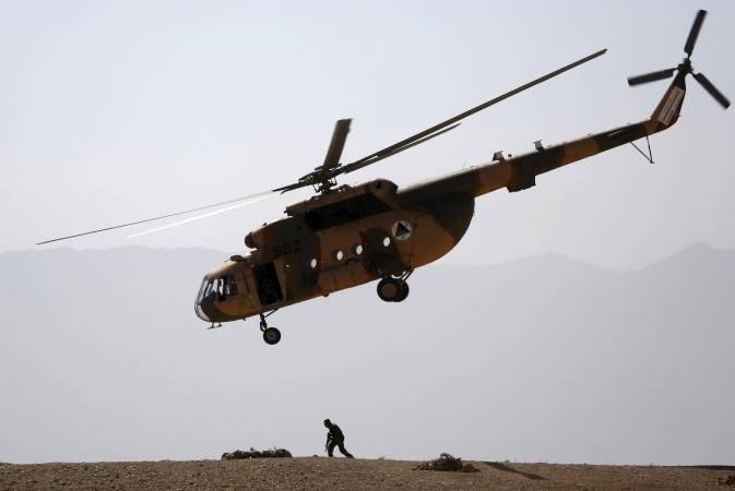 Afghan military helicopter crash kills all five aboard