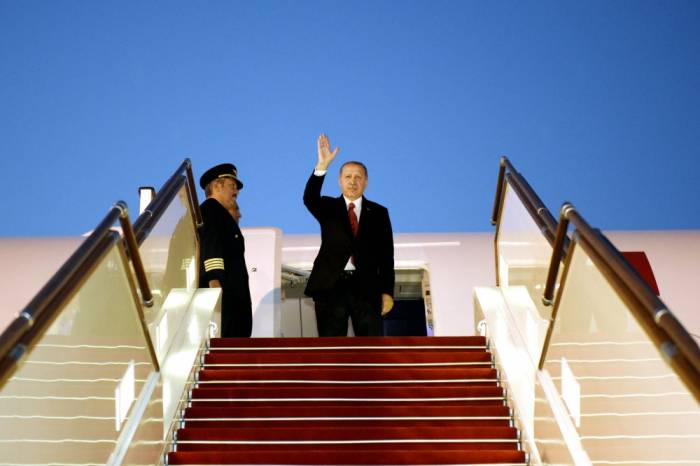Präsident Recep Tayyip Erdogan beendet seinen Staatsbesuch in Aserbaidschan
