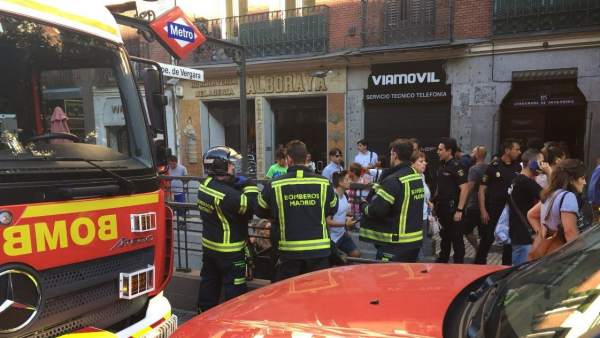 Seis heridos en el metro de Madrid tras estallar una computadora