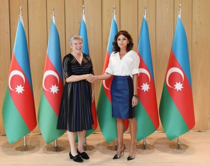 First Vice-President Mehriban Aliyeva met with delegation led by NATO deputy secretary general -PHOTOS