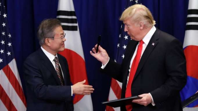 USA und Südkorea unterzeichnen neues Freihandelsabkommen