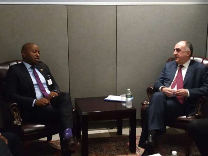 Azerbaijani FM meets with his counterparts from Venezuela, Bahamas in New York 
