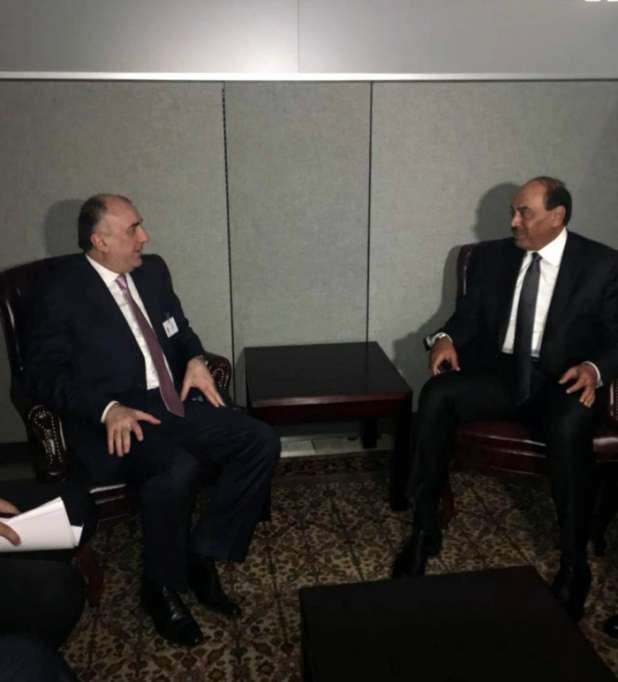 Azerbaijani FM meets Kuwaiti counterpart in New York 
