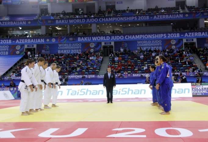 Judo: l’Azerbaïdjan remporte sa première victoire lors de la compétition par équipes mixtes