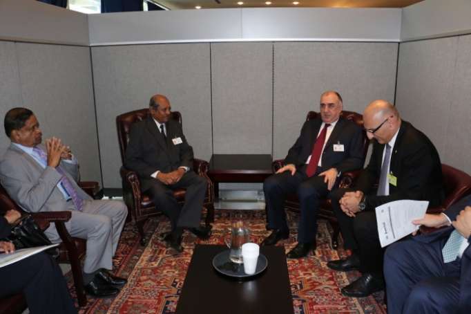 Azerbaijani FM holds bilateral meetings in New York