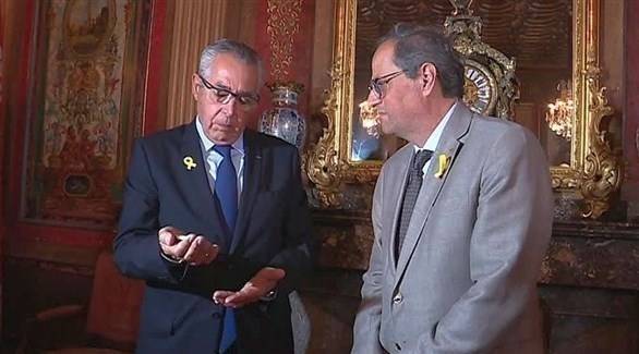 إسبانيا تدين رفع مسؤول حكومي فرنسي شارة تأييد الانفصاليين كاتالونيا