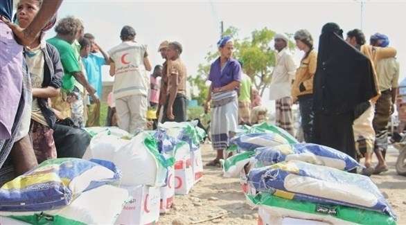 الهلال الأحمر الإماراتي يغيث 1000 أسرة في زنجبار اليمنية