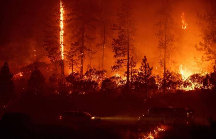 Un nouvel incendie fait rage au nord de la Californie