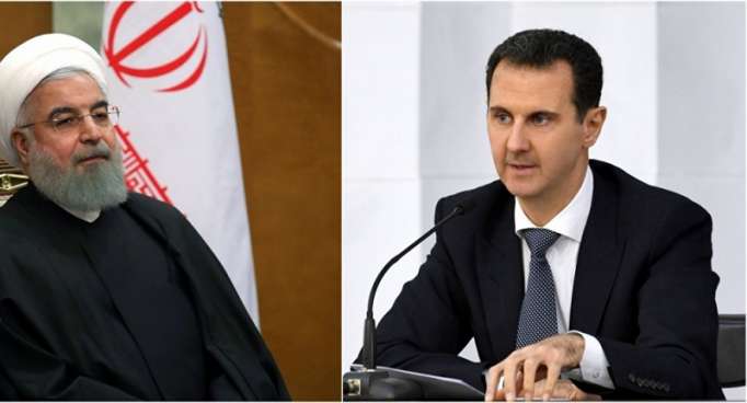 الأسد لروحاني: نقف معكم بكل ما نملك من قوة في وجه هذه الأعمال الإرهابية