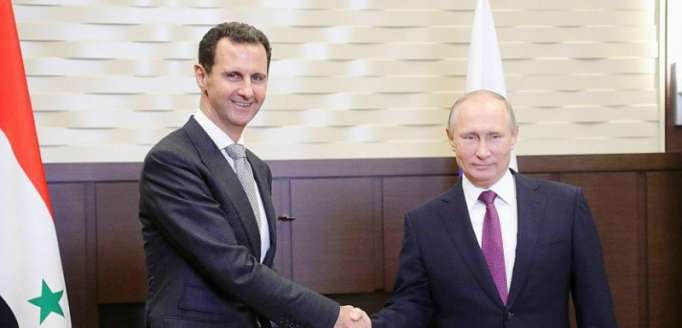 Assad et Poutine se sont téléphoné, selon le service de presse du Président syrien