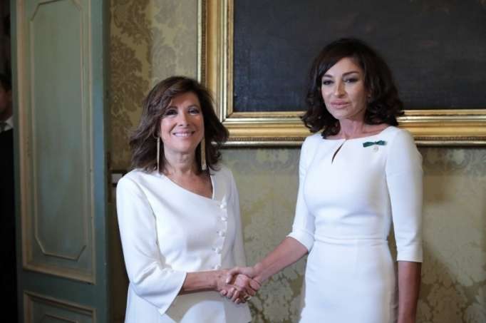 Mehriban Aliyeva rencontre la présidente du Sénat italien - PHOTO