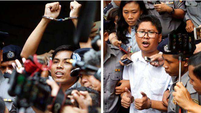 Reuters journalists jailed in Myanmar over secrets act