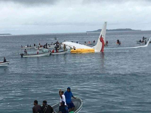 Air Niugini revises report, says 1 passenger missing after crash-landing in Micronesia