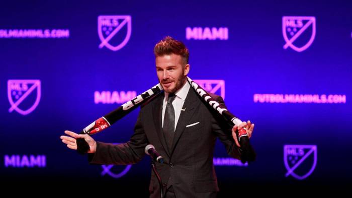 David Beckham dévoile le nom et le logo de son club de MLS