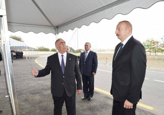 Azerbaijani president arrives in Bilasuvar district - UPDATED