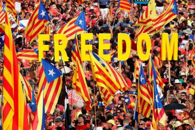 1mn march for Catalonia