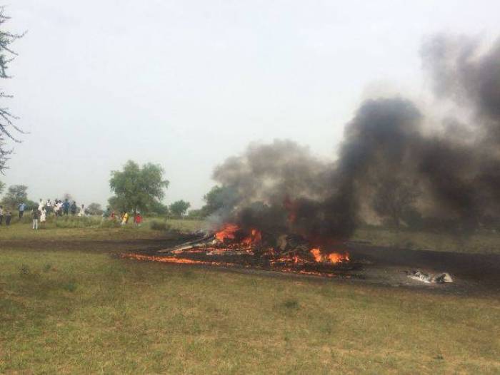 Indian Air Force MiG 27 crashes near Rajasthan