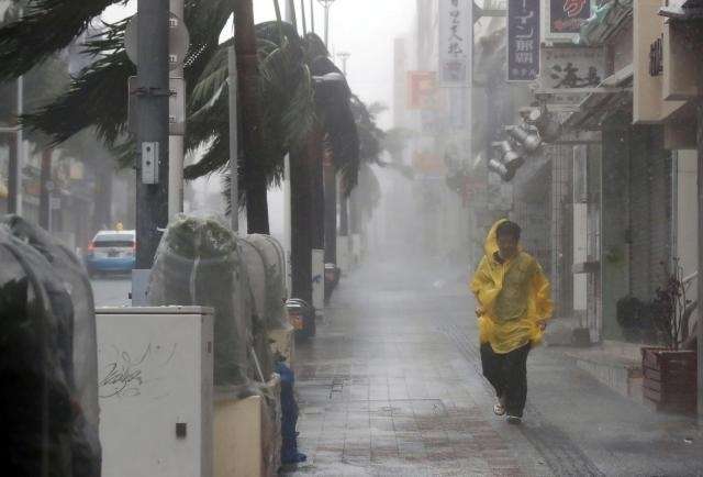 Powerful typhoon approaches southern Japan, charts course for main island
 