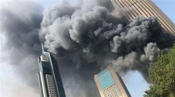 إخماد حريق في مقر تحت الإنشاء لبنك الكويت الوطني