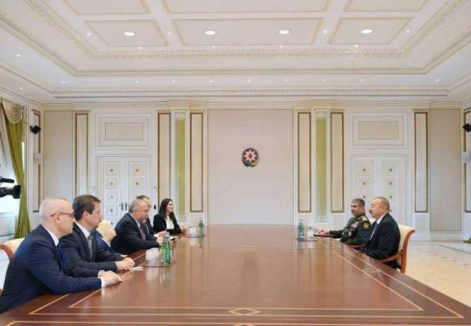 Ilham Aliyev receives Israel