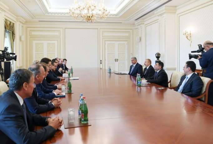 President Aliyev receives delegation led by Austrian vice-chancellor - UPDATED