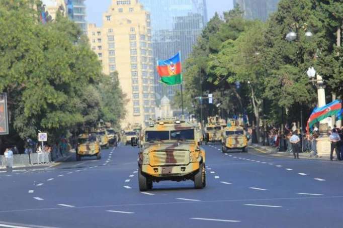 Military equipments of Azerbaijani Army demonstrated in the parade - PHOTOS