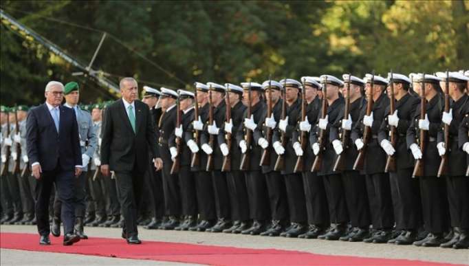 Le président allemand reçoit Recep Tayyip Erdogan à Berlin