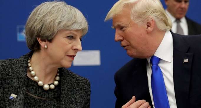 Trump y May examinan la crisis siria y 