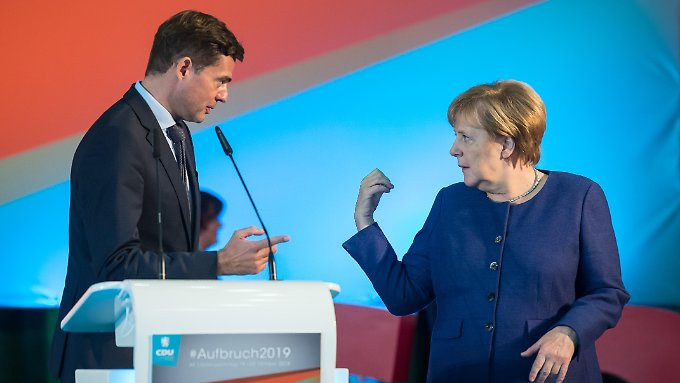 Unionspolitiker begrüßen Merkel-Rückzug