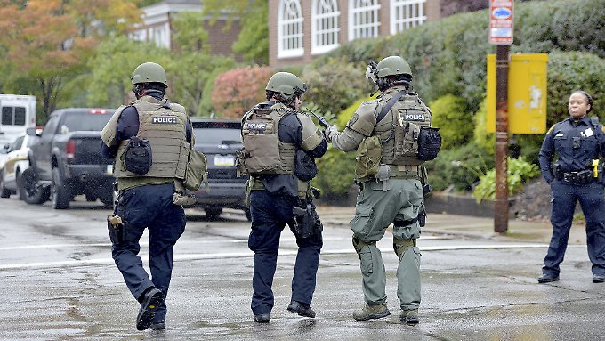 Elf Tote nach Schüssen an US-Synagoge