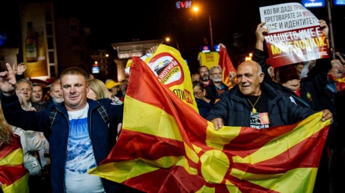 Polémico referéndum suscita protestas en Macedonia