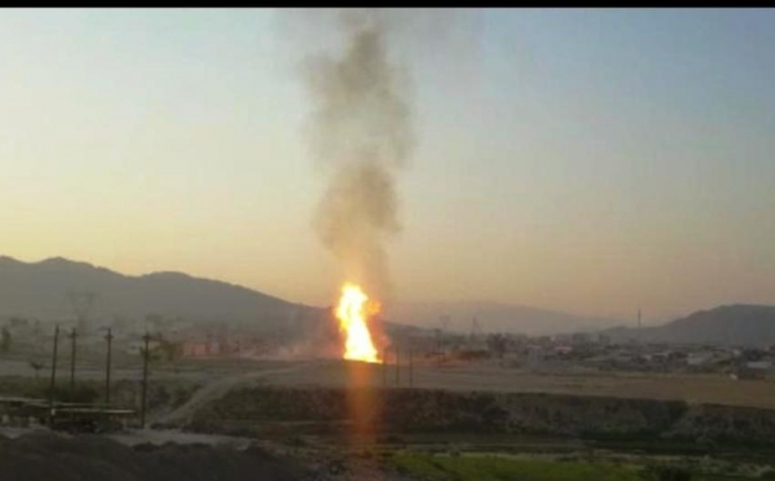 Gas pipeline ablaze in SW Iran