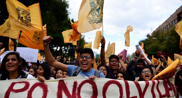 "Ni perdón ni olvido", claman en México a 50 años de la masacre de Tlatelolco