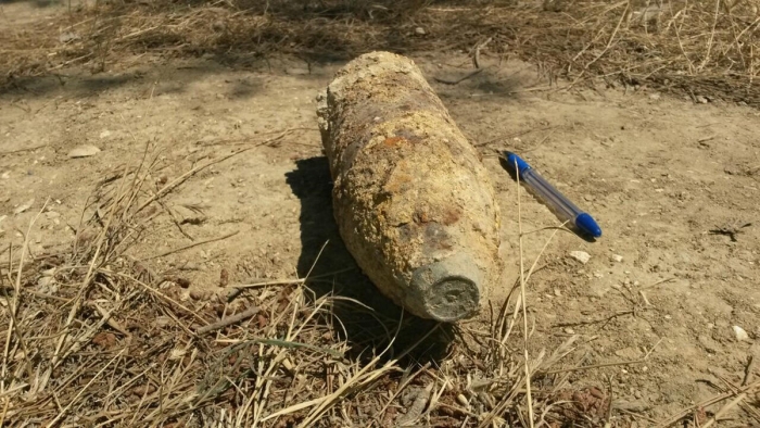 Artillery shell found on territory of Baku State University’s branch