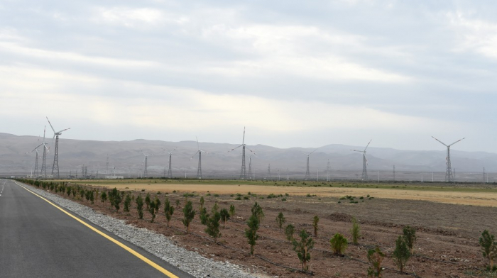 Windkraftpark "Yeni Yaşma" im Bezirk Khizi in Betrieb genommen
